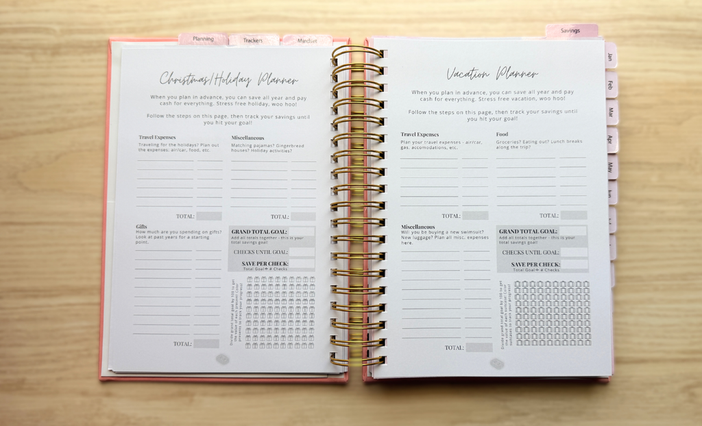 12-Month Finance Planner (Undated)