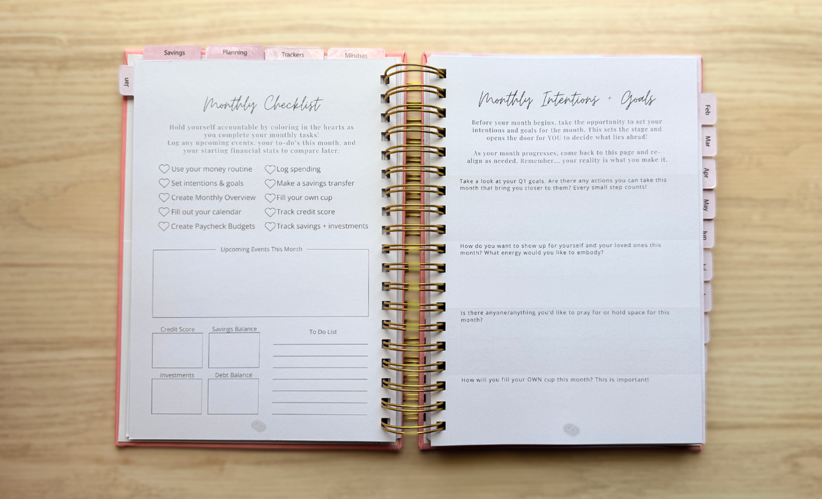 12-Month Finance Planner (Undated)
